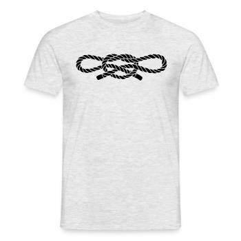 Rope Handcuffs - Pablo Escobar - Men's T-Shirt - heather grey - Front - AI Model Male 178 dark (178cm)