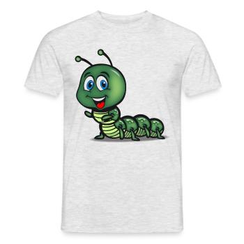 caterpillar sweet child - Men's T-Shirt - heather grey - Front - AI Model Male 178 dark (178cm)