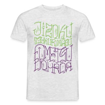Fumetsu - T-shirt homme - gris chiné - Devant - AI Model Male 178 dark (178cm)