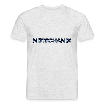 Nütschanix - Männer T-Shirt - Grau meliert - Vorne - AI Model Male 178 dark (178cm)