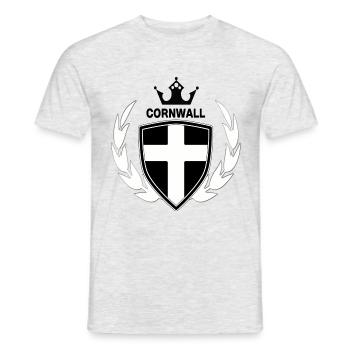 Cornwall - Männer T-Shirt - Grau meliert - Vorne - AI Model Male 178 dark (178cm)