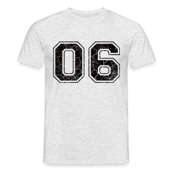 Paie 06 in Grunge Look - T-shirt homme - gris chiné - Devant - AI Model Male 178 dark (178cm)