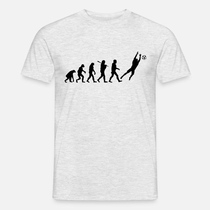 Fußball Torwart - Männer T-Shirt - Grau meliert