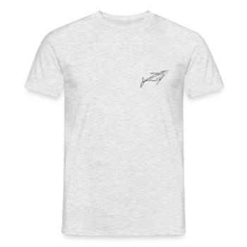 Whale Wal - Männer T-Shirt - Grau meliert - Vorne - AI Model Male 178 dark (178cm)
