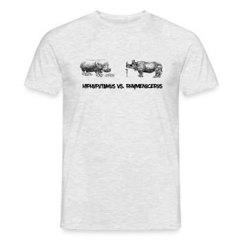 flight of the conchords - Men's T-Shirt - heather grey - Front - AI Model Male 178 dark (178cm)