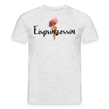 Eisprinzessin - Männer T-Shirt - Grau meliert - Vorne - AI Model Male 178 dark (178cm)