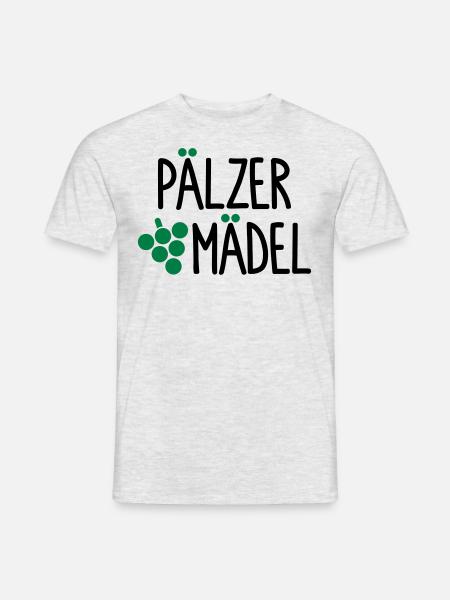 Pälzer Mädel - Männer T-Shirt - Grau meliert