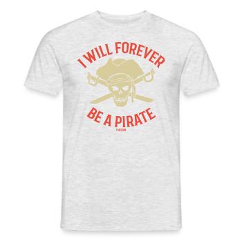 Pirate Seafarer Adventure Treasure Hunt - Men's T-Shirt - heather grey - Front - AI Model Male 178 dark (178cm)