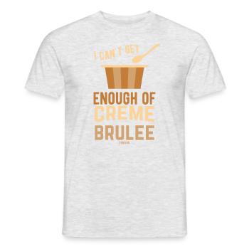 Creme Brulee Pudding Cream Chef Mama - Men's T-Shirt - heather grey - Front - AI Model Male 178 dark (178cm)