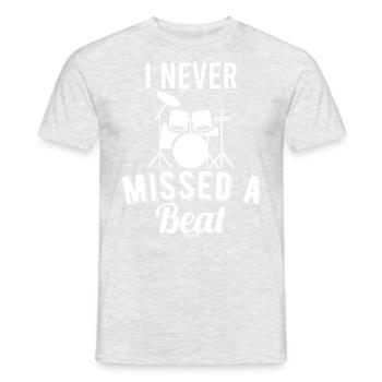 Les musiciens font tambouriner les tambours - T-shirt homme - gris chiné - Devant - AI Model Male 178 dark (178cm)