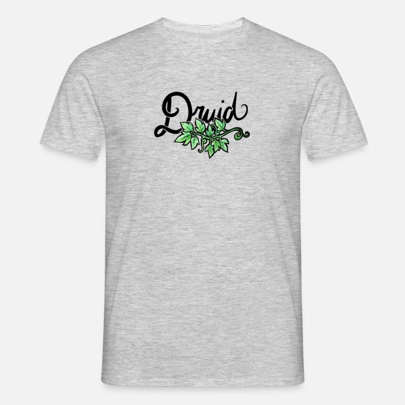 Druide - Männer T-Shirt - Grau meliert