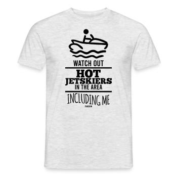 Jet ski jet ski - Men's T-Shirt - heather grey - Front - AI Model Male 178 dark (178cm)