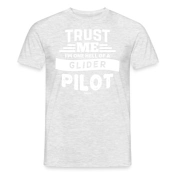 Glider glider pilot - Men's T-Shirt - heather grey - Front - AI Model Male 178 dark (178cm)