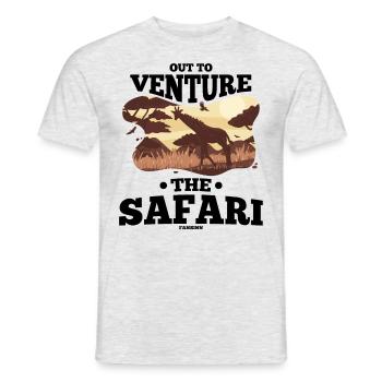 Safari - T-shirt homme - gris chiné - Devant - AI Model Male 178 dark (178cm)
