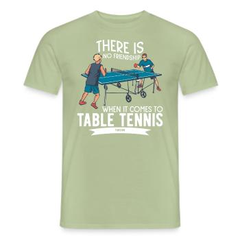 Ping-pong - T-shirt homme - vert sauge - Devant - AI Model Male 178 light (178cm)