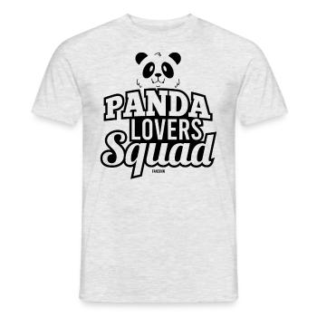 Pandaliebhaber Panda China großer Panda - Männer T-Shirt - Grau meliert - Vorne - AI Model Male 178 dark (178cm)