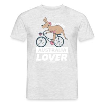Futur amoureux de l’Australie - T-shirt homme - gris chiné - Devant - AI Model Male 178 dark (178cm)