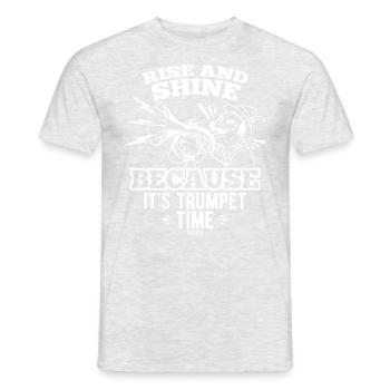 Trumpet - Men's T-Shirt - heather grey - Front - AI Model Male 178 dark (178cm)
