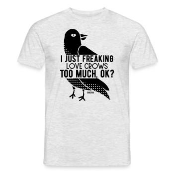 Ornithologist Ornithology - Men's T-Shirt - heather grey - Front - AI Model Male 178 dark (178cm)