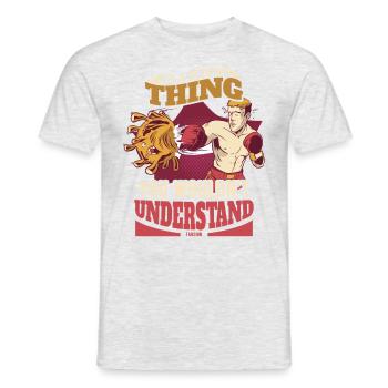 It's A Boxing Thing You Wouldn't Understand - Männer T-Shirt - Grau meliert - Vorne - AI Model Male 178 dark (178cm)