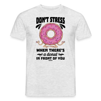 Donut - Männer T-Shirt - Grau meliert - Vorne - AI Model Male 178 dark (178cm)
