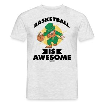 Le basketball est génial - T-shirt homme - gris chiné - Devant - AI Model Male 178 dark (178cm)