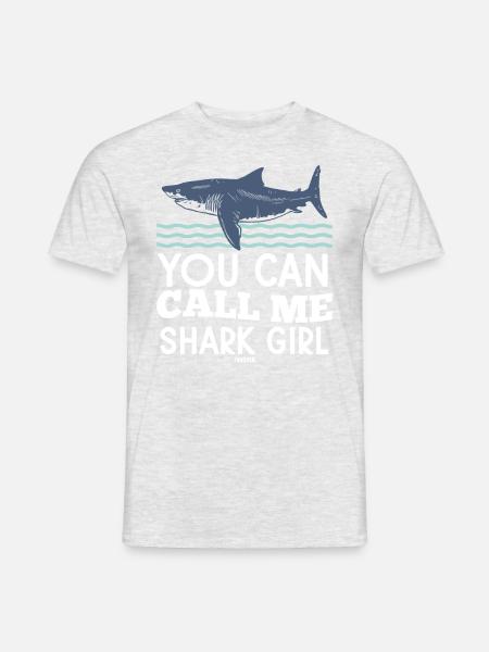 Mrs. Shark Sea Monster Underwater - Men's T-Shirt - heather grey