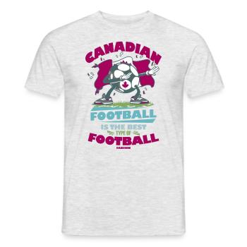 Canada Flag Kanada Flagge Ottawa Vancouver Fahne - Männer T-Shirt - Grau meliert - Vorne - AI Model Male 178 dark (178cm)