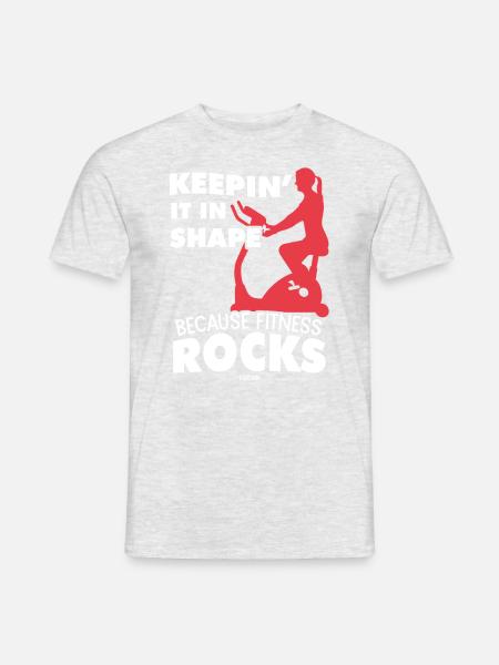Sports Filles Femme Mère Perdre du Poids - T-shirt homme - gris chiné