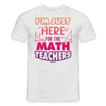 Mathematics - Men's T-Shirt - heather grey - Front - AI Model Male 178 dark (178cm)