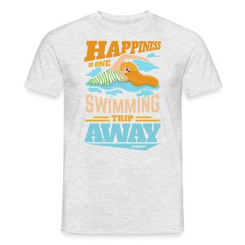 Swimming Lifeguard Swimming Course Outdoor Pool Gift - Men's T-Shirt - heather grey - Front - AI Model Male 178 dark (178cm)