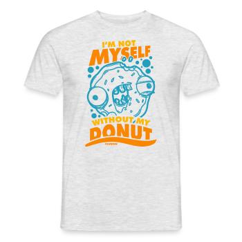 Donut Sweets Donuts Food Baker Gift - Men's T-Shirt - heather grey - Front - AI Model Male 178 dark (178cm)