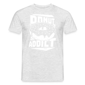 Donut - Männer T-Shirt - Grau meliert - Vorne - AI Model Male 178 dark (178cm)