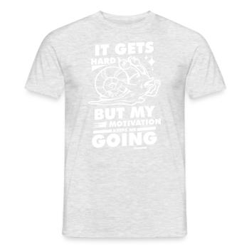 Motivation - T-shirt homme - gris chiné - Devant - AI Model Male 178 dark (178cm)