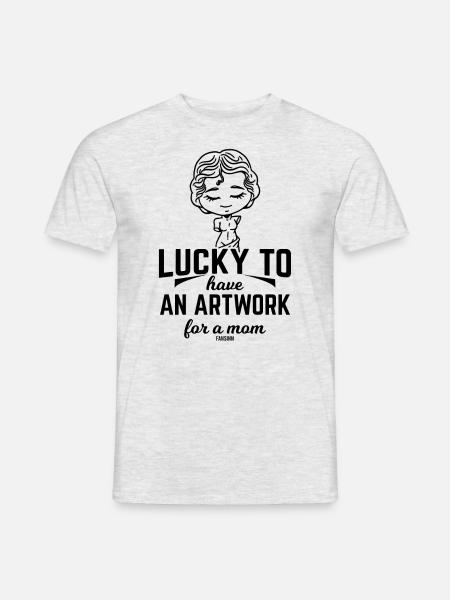 Mutter und Tochter Geschenk - Männer T-Shirt - Grau meliert