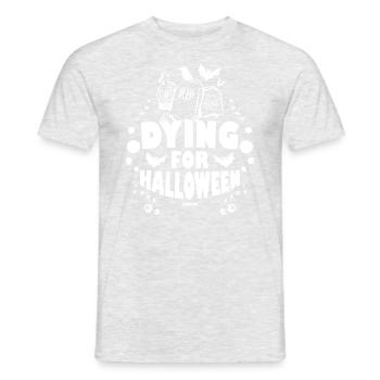 Cadeau pour la fête d’Halloween - T-shirt homme - gris chiné - Devant - AI Model Male 178 dark (178cm)
