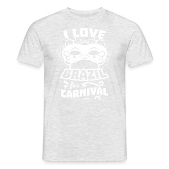 Brasilien Rio de Janeiro Südamerika Geschenk - Männer T-Shirt - Grau meliert - Vorne - AI Model Male 178 dark (178cm)