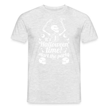 Halloween Skeleton Party - Men's T-Shirt - heather grey - Front - AI Model Male 178 dark (178cm)