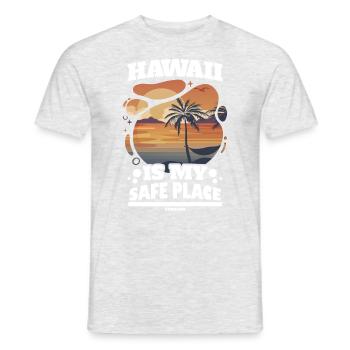 Hawaii Vacation Aloha Summer Hawaiian Gift - Men's T-Shirt - heather grey - Front - AI Model Male 178 dark (178cm)