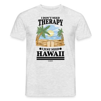 Hawaï - T-shirt homme - gris chiné - Devant - AI Model Male 178 dark (178cm)