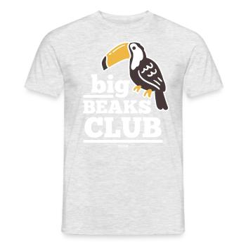 Toucan - Men's T-Shirt - heather grey - Front - AI Model Male 178 dark (178cm)