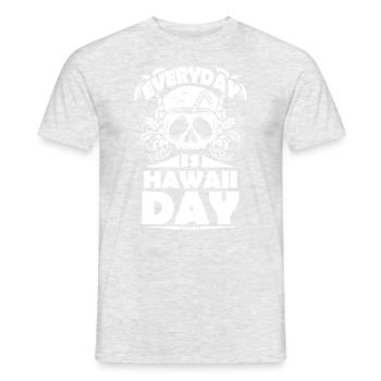 Hawaii Vacation Aloha Summer Hawaiian Gift - Men's T-Shirt - heather grey - Front - AI Model Male 178 dark (178cm)