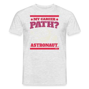 Astronaute De la planète spatiale Saturne - T-shirt homme - gris chiné - Devant - AI Model Male 178 dark (178cm)