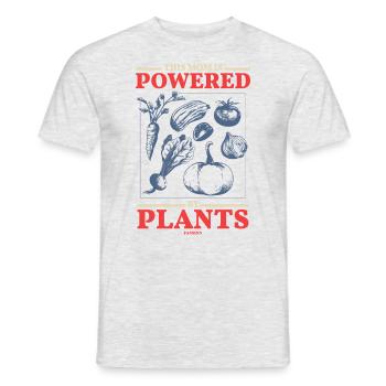 This mother is powered by plants - Men's T-Shirt - heather grey - Front - AI Model Male 178 dark (178cm)