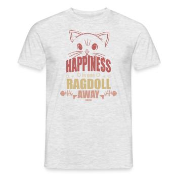 drôle de ragdoll disant - T-shirt homme - gris chiné - Devant - AI Model Male 178 dark (178cm)