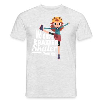Personne n’est plus fou que moi - T-shirt homme - gris chiné - Devant - AI Model Male 178 dark (178cm)