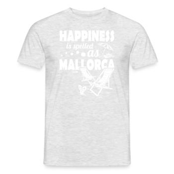 Mallorca Spanien Balearen Sommer Geschenkidee - Männer T-Shirt - Grau meliert - Vorne - AI Model Male 178 dark (178cm)