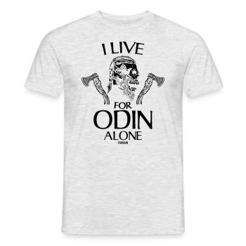 Odin Viking God - Men's T-Shirt - heather grey - Front - AI Model Male 178 dark (178cm)