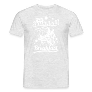 Basketball Player Basketball Basket Slamdunk Gift - T-shirt uomo - grigio melange - Fronte - AI Model Male 178 dark (178cm)