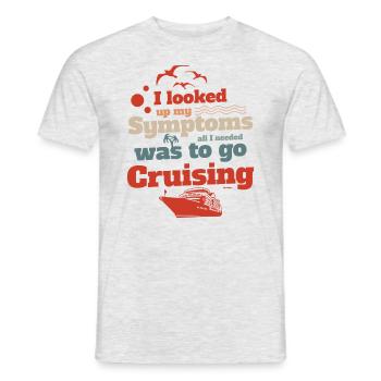 Kreuzfahrt Boot Schiff Seefahrer Geschenk - Männer T-Shirt - Grau meliert - Vorne - AI Model Male 178 dark (178cm)